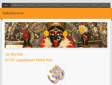 Tablet Screenshot of dakshineswar.com